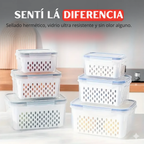 ¡Sólo Por Hoy | Kit 20 Frascos Herméticos de Vidrio + 10 Vasos de Vidrio Aruba de Regalo